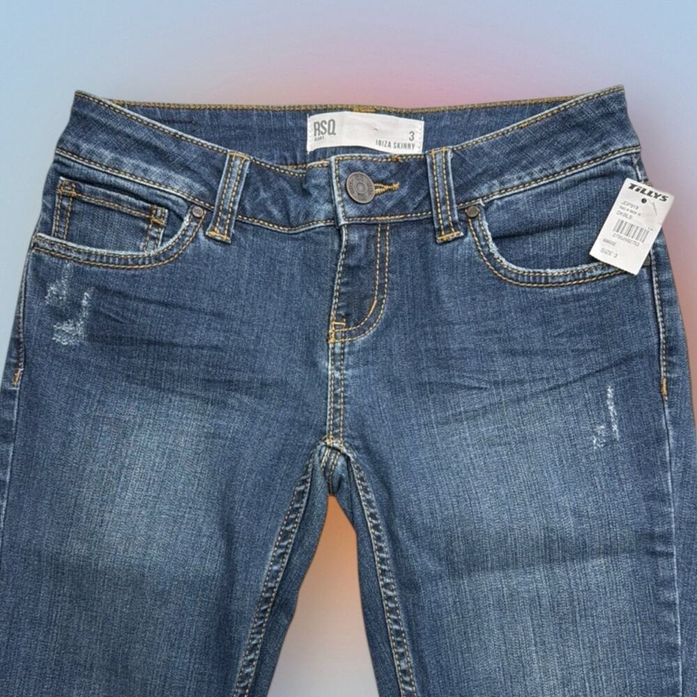 RSQ Women's 3 (juniors) IBIZA SKINNY Blue Jeans